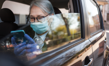 women-phone-car-medical-checkup